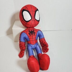 Marvel Spidey and Amazing Friends Spider-Man Plush 15" Stuffed Toy 2022 Red
